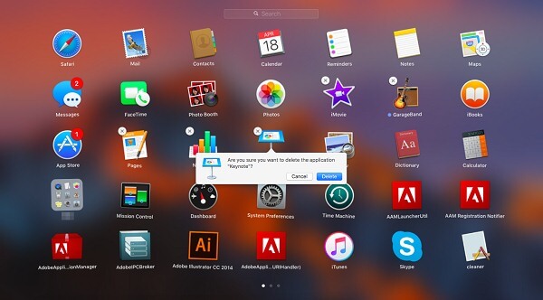 How to delete apps from macbook pro